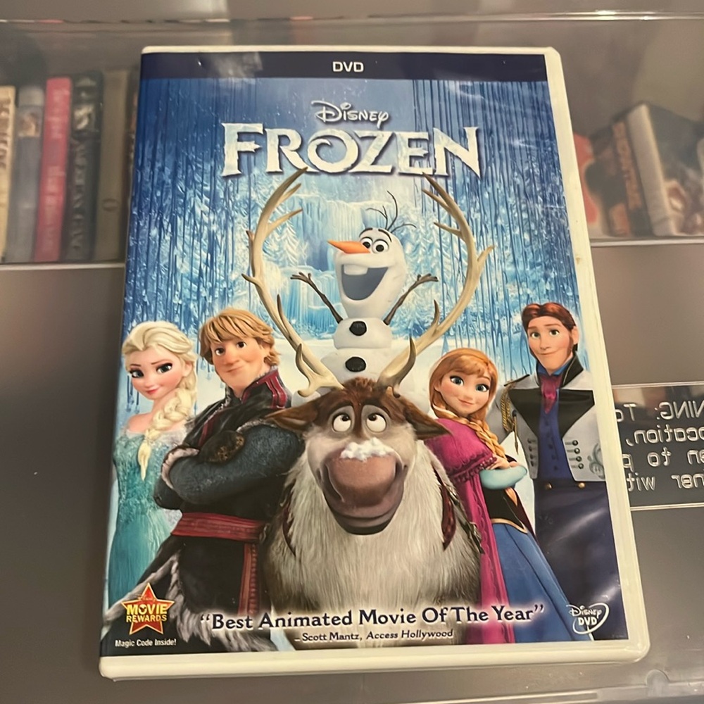 Frozen dvd *free with purchase
